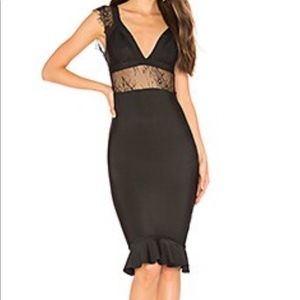 Adeliaide Lace Black Dress